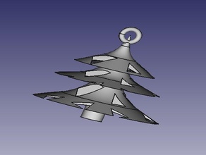 3d x-mas árvore de espaço 10 cm altura - weihnachtsbaum orbital De árvores em christbaum christbaumschmuck natal cj-7 mas x 3d print model - Mito3D