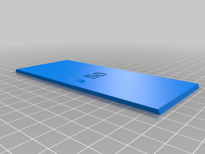 50mm nail box Deckel kundengebundene 3d print model - Mito3D