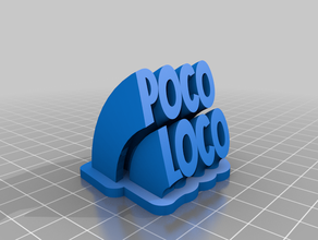 llavero poco loco kundengebundene 3d print model - Mito3D