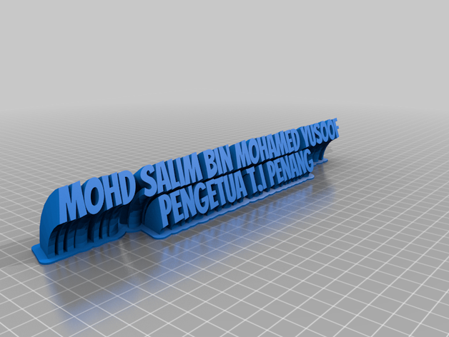 bos salim personnalisé 3D print model - Mito3D