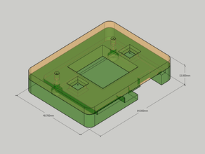 micro pouco caso microbit 3d print model - Mito3D