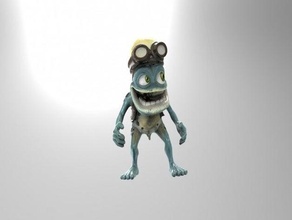 crazy frog animation verrückt Frosch Musik 3d print model - Mito3D