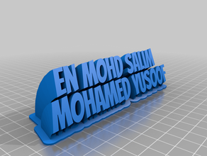 ti salim customized 3d print model - Mito3D