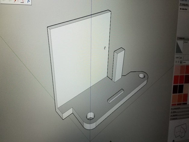 mst rmx espigão bateria placa de extremidade suporte da rmx2 do selim 3D print model - Mito3D