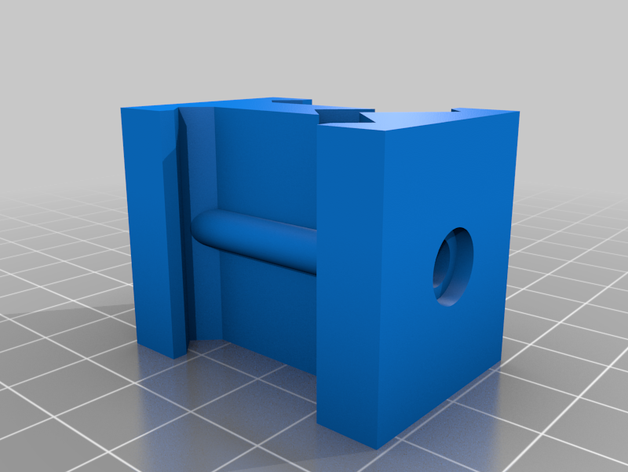 picatinny mount airsoft le mont rail 3D print model - Mito3D