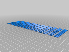 il mio personalizzate etichette powerfix organizzatore lidl su misura 3d print model - Mito3D