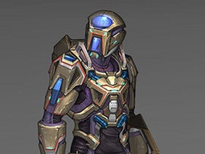 gamma armor cryptic studios task force star trek online sto toys victory life 3d print model - Mito3D