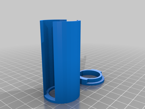 2 x 25 50 tube personnalisé 3d print model - Mito3D