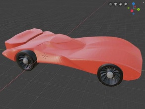race Spielzeug-Auto Auto schnell Rennen sport - Spielzeug 3d print model - Mito3D