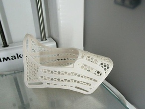 honeycomb wrist splint 3d print model - Mito3D