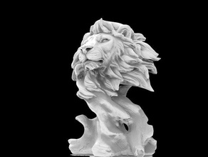 lion wood simba 3dmodel 3dprint forprint 3d print model - Mito3D