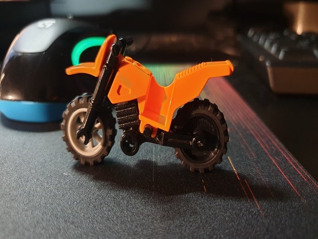 kan moto lego - tekerlek motosiklet 3D print model - Mito3D