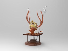 trono 3d print model - Mito3D