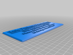 my customized label 3d print model - Mito3D