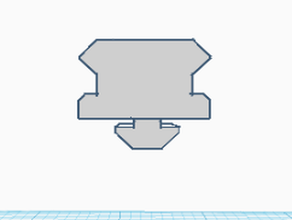 Impresora 3d triángulo ferroviario pic adaptador del riel accesorios el picatinny rail de ferrocarril impresora raíl la 3d print model - Mito3D