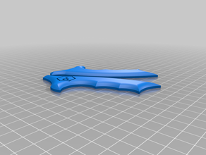 kukla karambit bıçağı + kulpları airsoft soğuk çelik bıçak dövüş sanatları tiger 3d print model - Mito3D