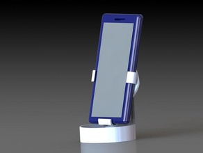 iphone x dock cargador ford transit el soporte para portable apoyo tlphone de teléfono 3d print model - Mito3D