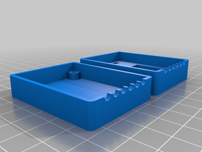 dual relay box double board mount case 3d print model - Mito3D