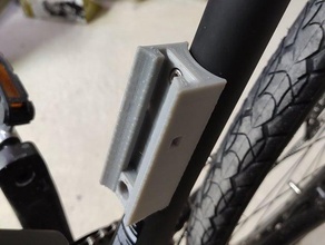 cadeado de bicicleta do suporte 3d print model - Mito3D