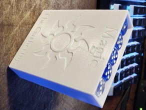 dadi titolare deck box deckbox i magia mtg 3d print model - Mito3D