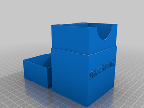 shardhunters deckbox v20 des jeux de société personnalisé deck box pont titulaire 3d print model - Mito3D