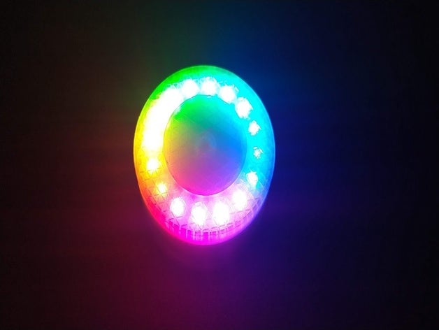 rgb anillo de luz la led 3D print model - Mito3D