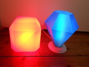 Licht-Edelsteine bejeweled Licht 3d print model - Mito3D
