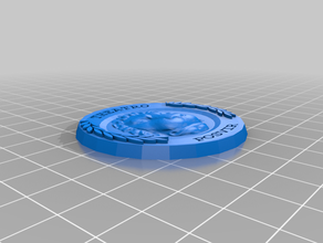 roman gladiator large buttons 3d print model - Mito3D