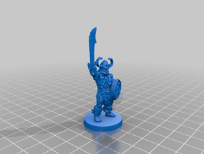 worldhammer chaos snake cult supportless cultist warrior dnd miniature 28mm tabletop wargaming warhammer fantasy 3d print model - Mito3D