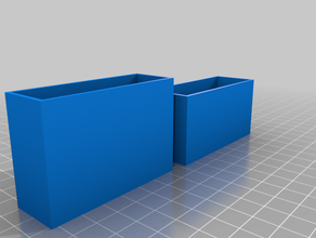 meine angepasste geteilt parametrischen box Deckel Metall Stempel etc kundengebundene 3d print model - Mito3D
