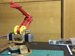 braço de robô rotação paragem 3d print model - Mito3D