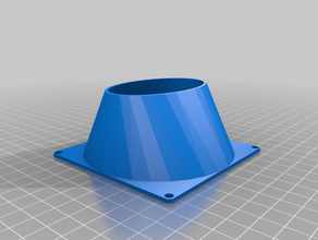 my customized parametric fan duct 3d print model - Mito3D