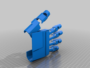 meine angepasste gauntlet-Handschuh kundengebundene 3d print model - Mito3D