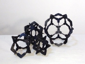 press fit platonic solids geometry math polyhedra shapes 3d print model - Mito3D
