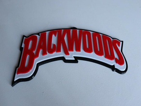 backwoods logo 3d print model - Mito3D
