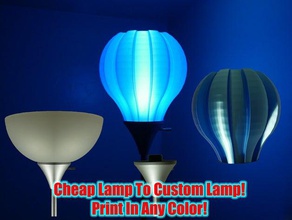 Coole Lampe Schatten Lampenschirm 3d print model - Mito3D