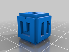 fez counting cube artifact desk toy dice indie game polytron smartphone video prop 3d print model - Mito3D