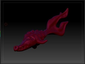 alien puddle jumper de peixe alienígenas animais criaturas masmorras e dragões pesca mesa jogos o terreno 3d print model - Mito3D