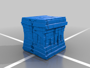 Steine blockieren block brick dnd Miniatur 3d print model - Mito3D