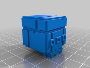 fez Schädel cube Artefakt Schreibtisch-Spielzeug indie indie-Spiel polytron video-Spiel-Requisiten 3d print model - Mito3D