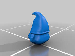 gnome kafa dnd baş 3d print model - Mito3D