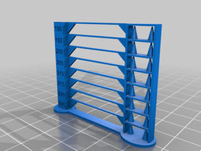 gcode temperature tower 2g 39 minutes print 3d print model - Mito3D