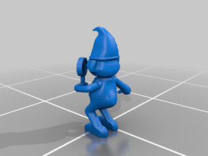 gnome no molestar dnd miniatura 3d print model - Mito3D