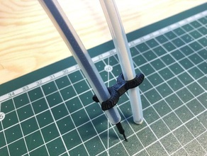 petg bowden klip 6 mm od tutucu 3d print model - Mito3D