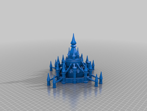 hyrule castle enlace la leyenda de zelda 3d print model - Mito3D