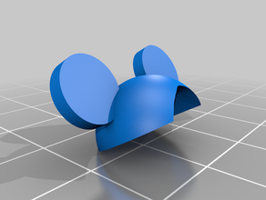 droit goose oreilles de souris 3d print model - Mito3D
