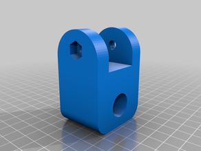 Mikroskop-monitor-arm-adapter - adapter Mikroskop Mikroskop-adapter montieren monitor stand 3d print model - Mito3D