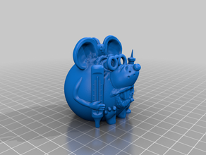 mouse dr aibolit doctor 3d print model - Mito3D