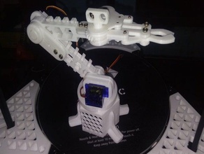 arm brazo robotico servo sg90 arduino le bras la robotique 3d print model - Mito3D