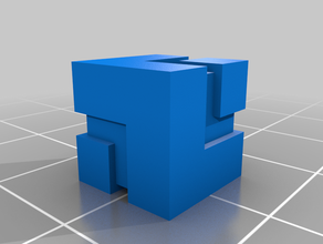 fez-cube-Splitter Schreibtisch-Spielzeug fez indie indie-Spiel polytron prop video-Spiel video-Spiel-Requisiten voxel 3d print model - Mito3D